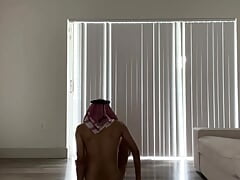 Young Arab Does Nude Yoga