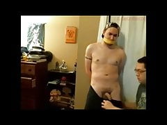 hot guy gets dick sucked after getting pantsed