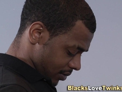 Black Boy Nails Cock-Squeezing Rump