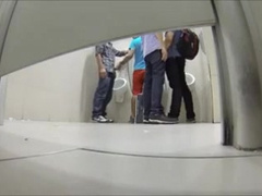 studs caught having romp in a public rest room