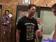 Straight Hunky Frat Humiliated With Analsex