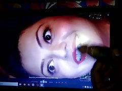 Kajal Aggarwal hot Bitch  facial cum tribute