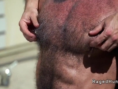 Threesome Public Gay Anal Sex Outdoors In Front Of Storage Unit 6 Min