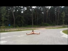 entirely bare in public