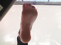 Pump Dangle and Soft WRINKLED Soles tease