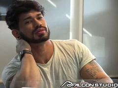 FalconStudios - Asian Jock Barebacks Sexy Latino Pietro Duarte In Bar