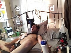 Muscle boy slammed and opened rough
