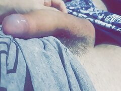 Lipe's first video showing his uncut cock and how his precum honey flows through it