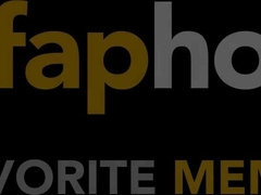 Silver Father Flashes off and Ejaculates