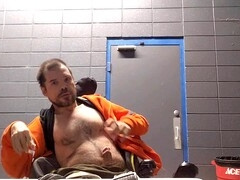 Penis masturbation, average cock, straight man