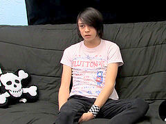 Roxy squeals as he nails his tight lil' ass with a dildo