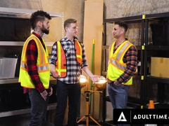 Jock Blain O' Connor & coworker Demolish Jonathan Taylor's lad Rump! DUAL AS-FUCK!