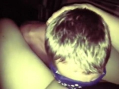 Session 1: Cock worship by a hot white blindfolded guy