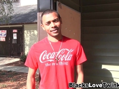 Youngster from Nubia gets his tight ass drilled by a hung black stud