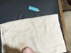 Single dad shoots big load stroking