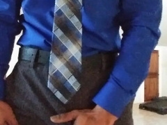 Super Hot Stud In Suit Drains Off And Ejaculates