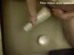 Me fucking Eufrat Mai`s fleshlight. i cum twice!
