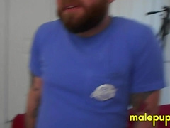 Kaleb DeWulf just finished his first fetish video shoot with Richard Lennox