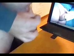 2 cocks jerking off and orgasming online - huge cumloads