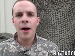 Military bottom fucked on the humvee by hung hunk