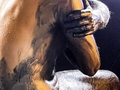 Blueman coming and cumming