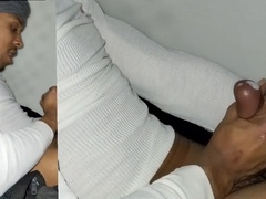 Stroking huge cock, gay bbc, jack off