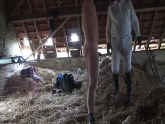 cuteyoungslaveboy whipped and kicked