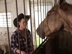 Army officer Sven Laarson gets a proper milking from horny farmhand ander Hollis