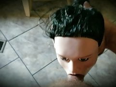 Sex doll blow job