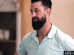 Watching Porn While Jerking Off But Gets Caught By His Stepdad And He Joins Him In The Couch 6 Min With Des Irez And Alpha Wolfe