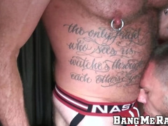 Hung pierced Randy Harden gets passionately rimmed after BJ