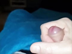 Jerking off, cum in Slow motion