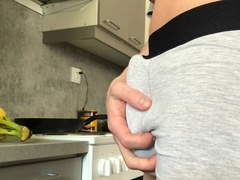 Plumbing myself with cucumber