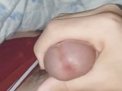 hot sperm flows out of the penis