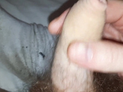 Furry Scally Chav Jacks His Uncircumcised Smegma Prick Until Climax