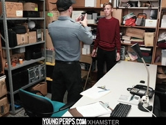 YoungPerps - Blondie Youngster Boned By Dangled Security Guard