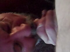 Very close up blowjob Uncut
