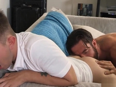 Step daddy Punishes His Step-Son