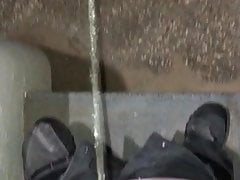 Just my cock pissing on the beach