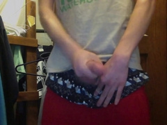 Gay Boy Sagging and Cum 3