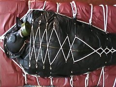 In the leather bodybag