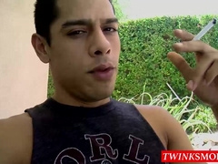 Bobby unleashes his dick and works on it until he unloads