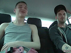 Kai Alexander has hardcore 3 way in the moving car