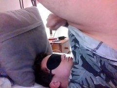 teen gets big facial