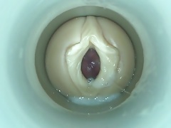 Blowing my load by cum cam man