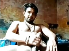 Desi boy masturbation on video call with hot dick