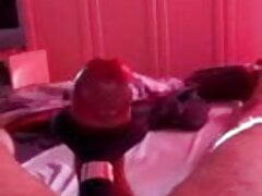 Cum with toy