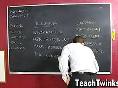 Teacher Tony Hunter seduces his young student Aiden Summers