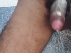 Desi boy jerking in bathroom