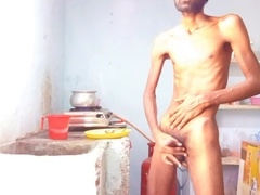 Part 3 - Rajeshplayboy993's steamy cooking video: Satisfying his hunger with more than just food!